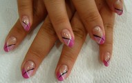 pink-french-style-nail-art